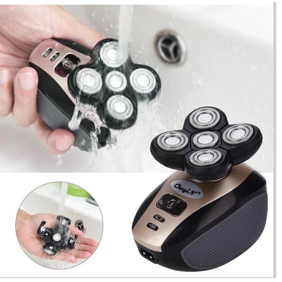Dụng cụ cạo râu 5 đầu nạp sạc đa năng USMan Premium 4D Electric Shaver 2021    -TTHome