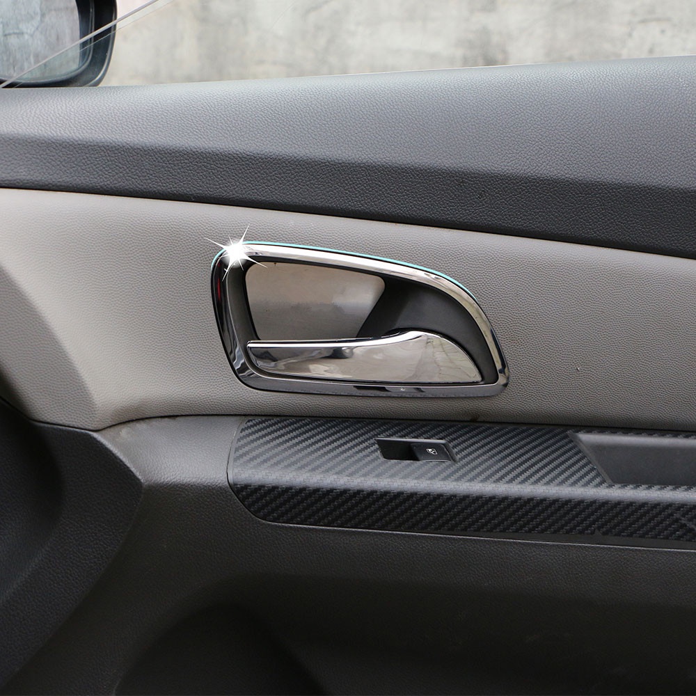 Bộ 4 Khung Dán Tay Nắm Cửa Xe Hơi Chevrolet Cruze 2009-2016 Bằng Thép Không Gỉ Tiện Dụng