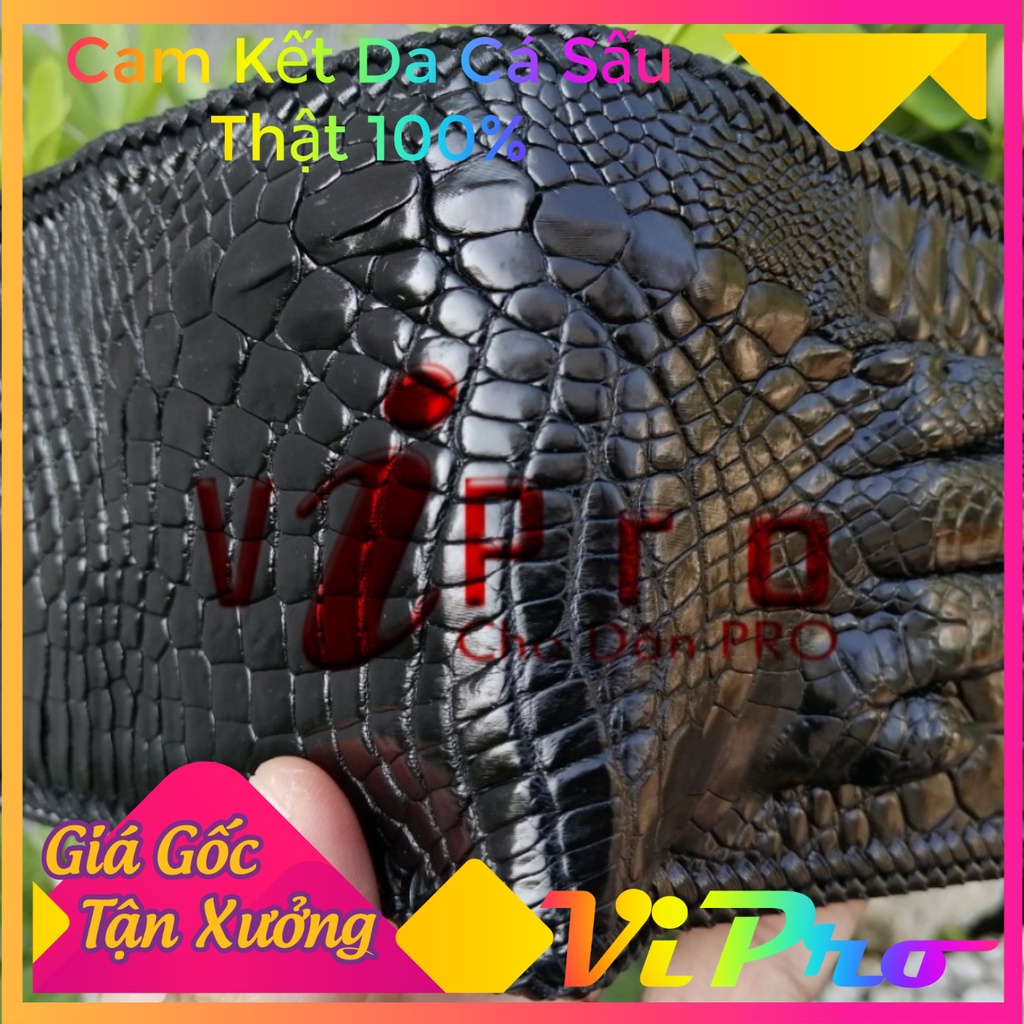 ⚜️VÍ DA CÁ SẤU NGUYÊN BÀN TAY CÁ 2 MẶT ĐAN VIỀN THỦ CÔNG BẰNG DA BÒ⚜️ ĐẸP-CHẤT KHÓ CƯỠNG⚜️GIÁ GỐC TẬN XƯỞNG⚜️