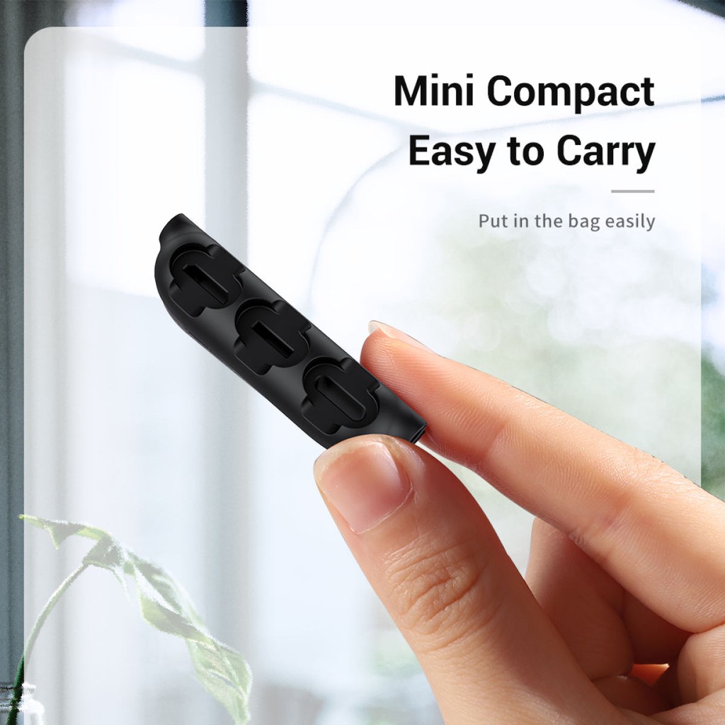 Set 1/5/10 Phụ Kiện Đựng Đầu Cắm Nam Châm Dạng Kẹp Dành Cho Đầu Micro USB Type C TOPK L34 | BigBuy360 - bigbuy360.vn