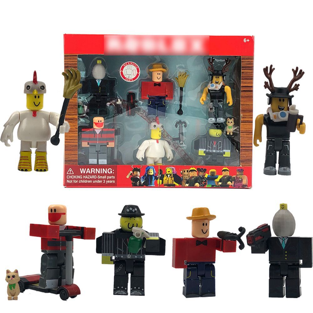 【Ready Stock！！】Roblox Figures Sets Robot Boys Girls Gift Toy Cake Topper Collection Merchandise