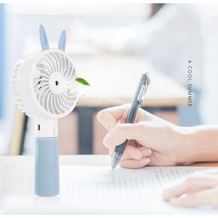 Quạt cầm tay Phun Sương Mini Tích Hợp Công Nghệ Hiện Đại Nhất Hè 2021 VF -thanhlam68 VUONGVUONGSHOP25