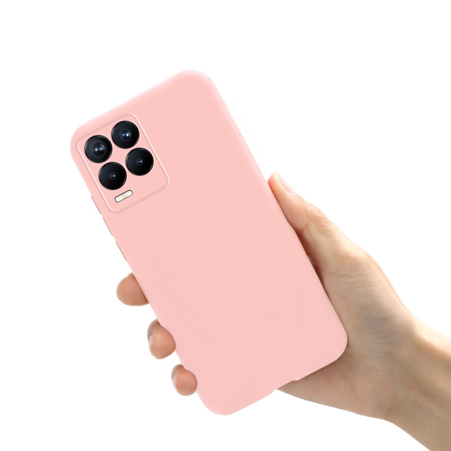 Ốp Điện Thoại Silicon Dẻo Mềm Màu Vàng Đen Cho Realme 8 2021 Realme 8 Pro Realme 8 4g Realme8 Pro 8pro 6.4 Inch