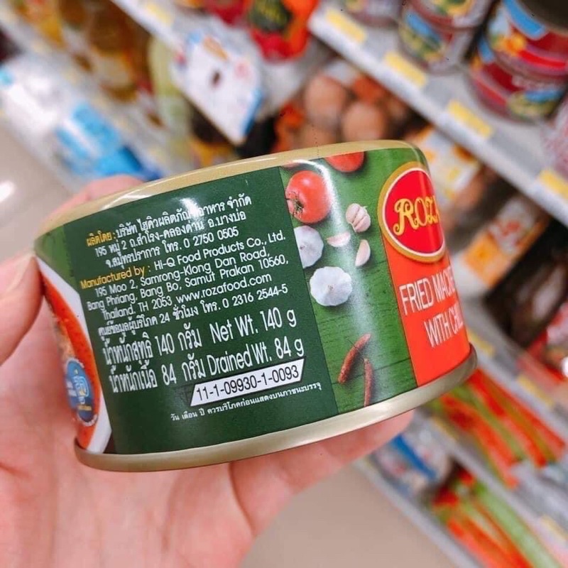 Cá hộp sốt cà chua cao cấp chuẩn Thái Lan (hình thật)