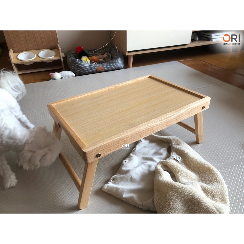 Bàn Ăn Mini Chân Xếp Gọn Xuất Khẩu Hàn Quốc - BED TRAY - ORI NỘI THẤT HÀN QUỐC