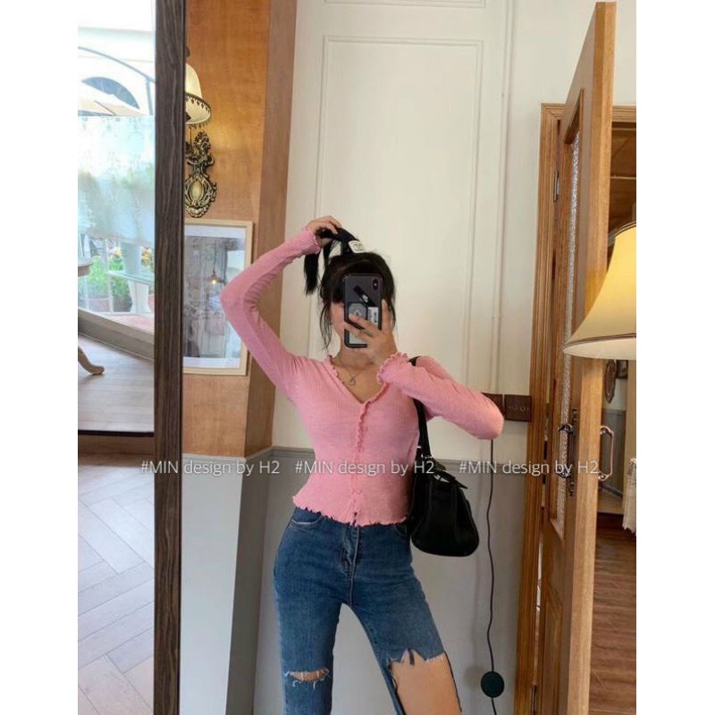 Áo thun tăm bèo ôm body