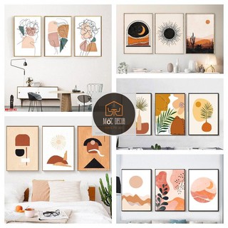 Tranh canvas 🍅RẺ VÔ ĐỊCH🍅 tranh canvas treo tường minimalist - decor phòng khách, decor phòng ngủ vintage