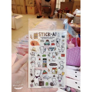 🏵 Set 6 Tờ Sticker hình dán siêu cute 🏵