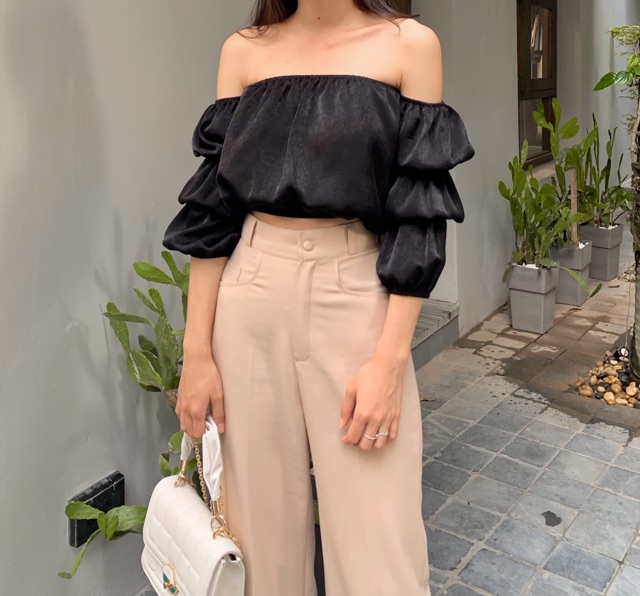 Julia_quần suông tone nude thời thượng _ZIEL