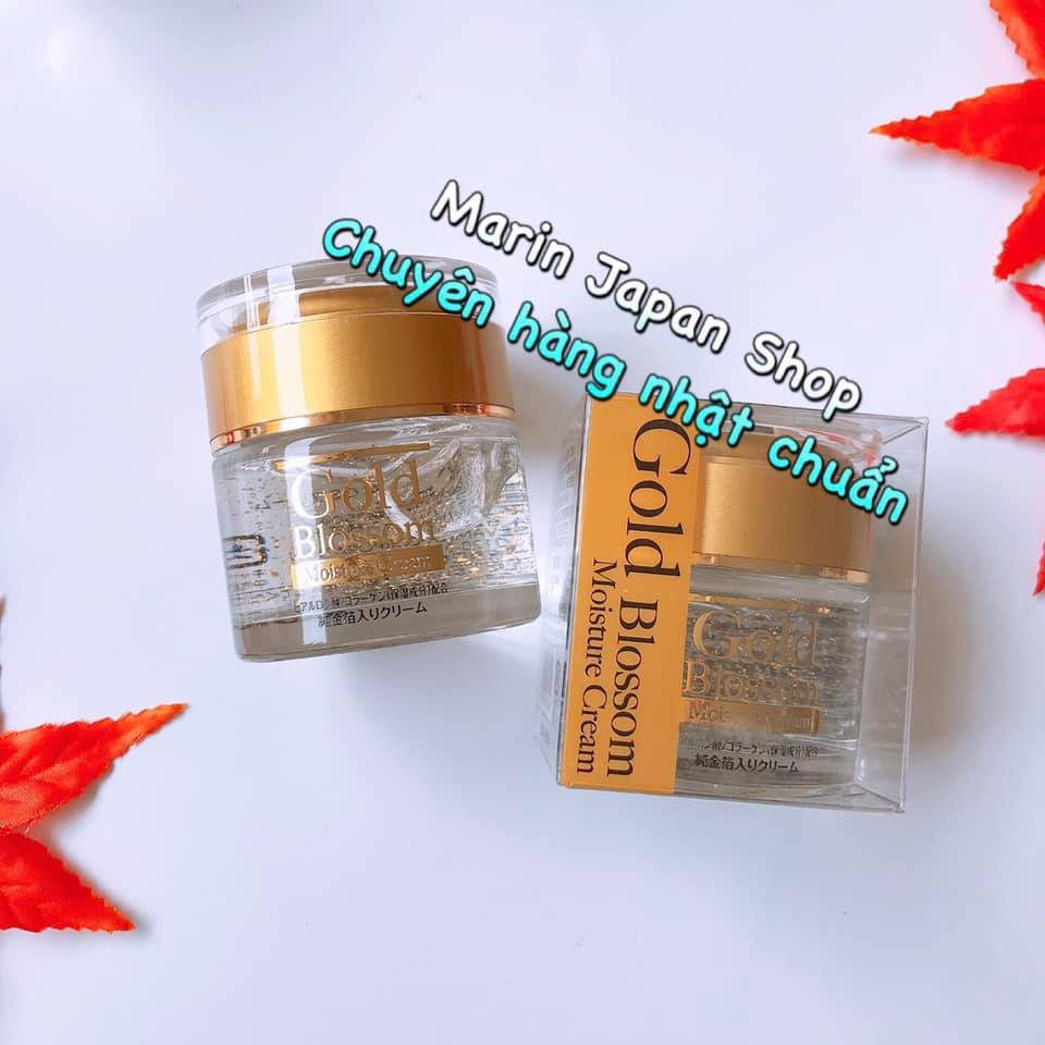 (SALE 2 triệu-&gt;299k)Kem Dưỡng Tinh Chất Vàng Gold Blossom Moisture Cream  (Made in Japan) Nhật Bản