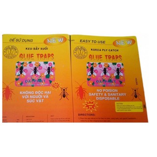 Keo dính ruồi, keo bẫy ruồi có mùi hương (10 miếng)