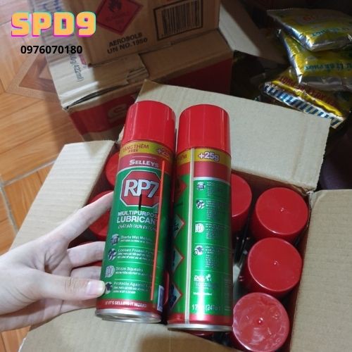 RP7 Xịt tẩy rỉ sét và bôi trơn kim loại - LOẠI 175G TIẾT KIỆM ĐẾN 20%
