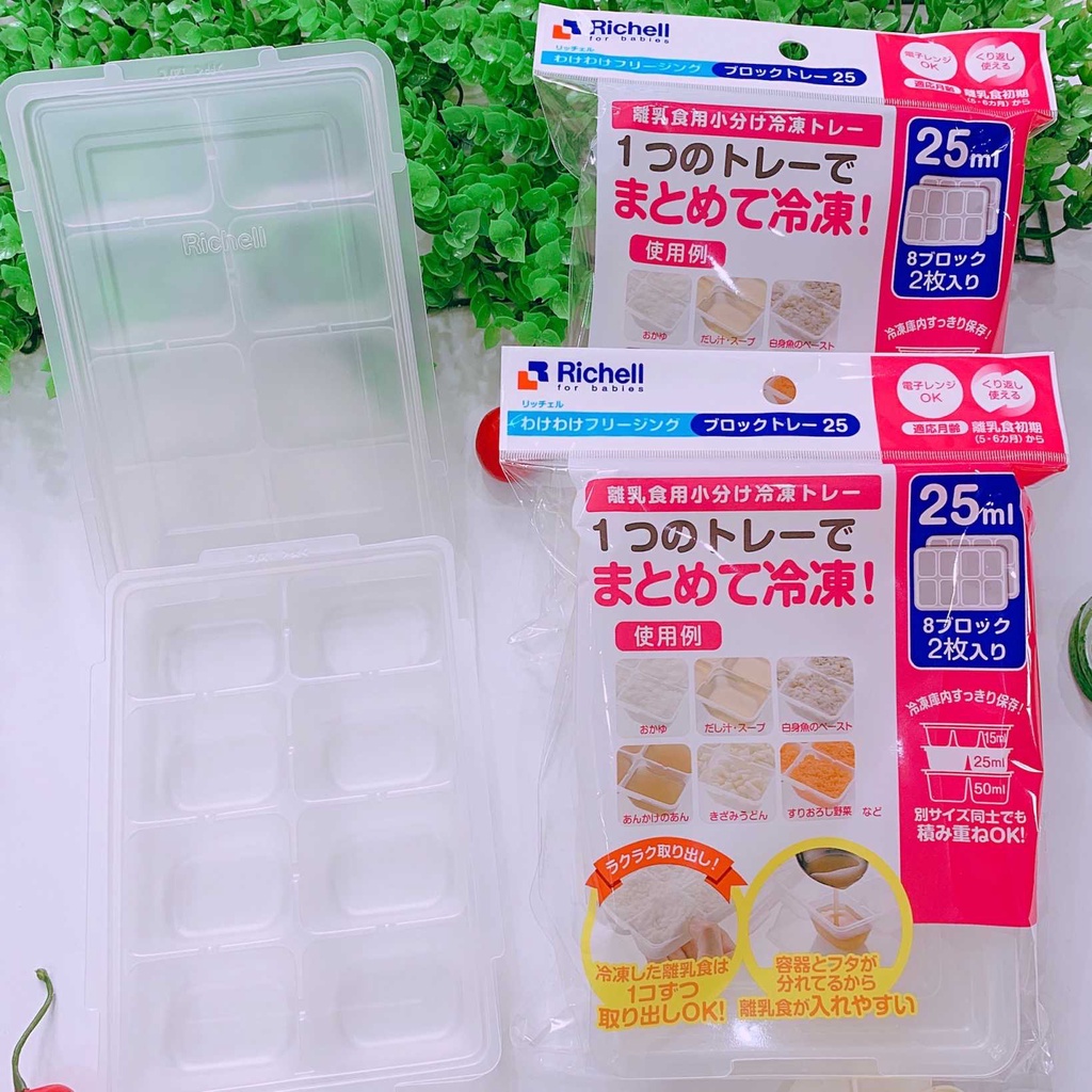 SET 2 khay trữ đông RICHELL cho bé