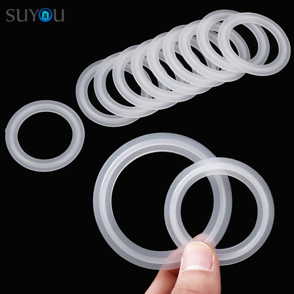 Set 5 Vòng Đệm Bằng Silicon Cao Su Trong Suốt Đa Năng Tiện Dụng
