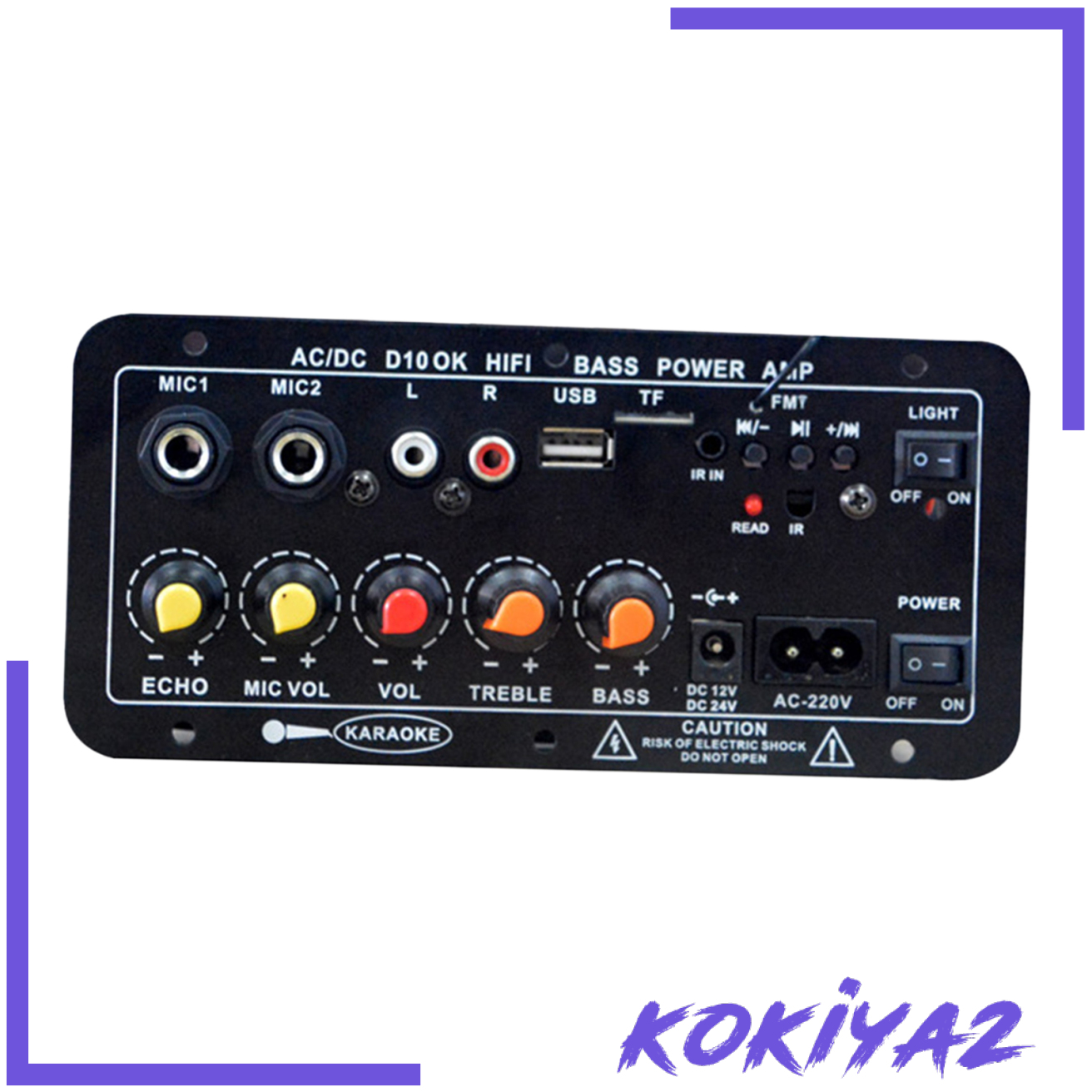 Module amply karaoke kèm loa Bluetooth 4.2 30-120W DIY dành cho gia đình