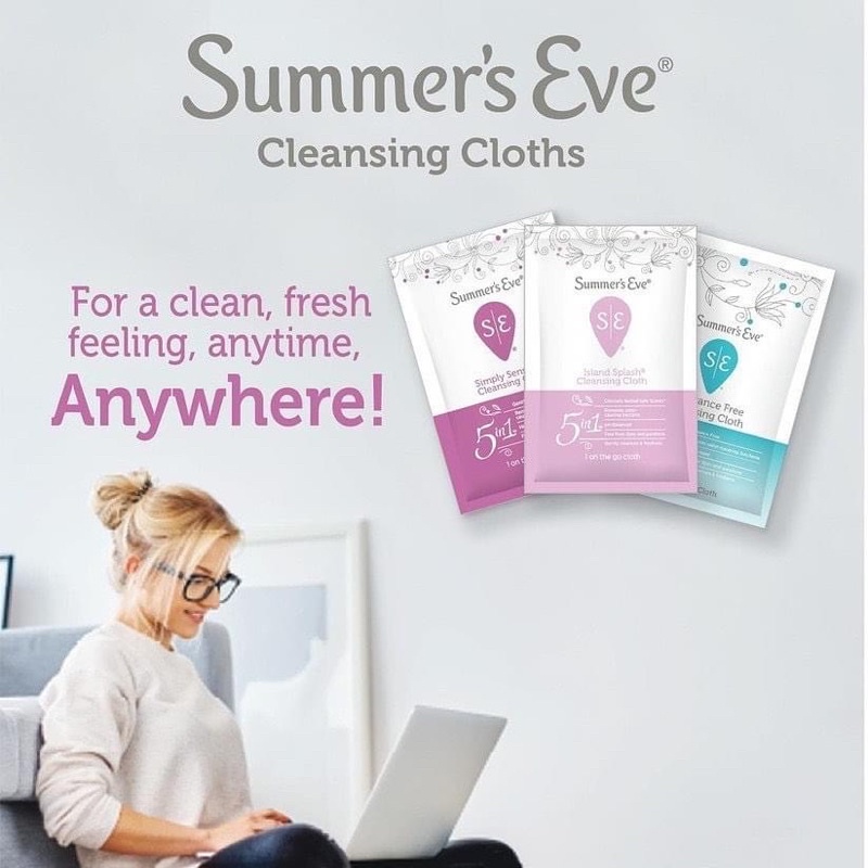 Khăn ướt phụ khoa Summer's Eve Cleansing Cloths