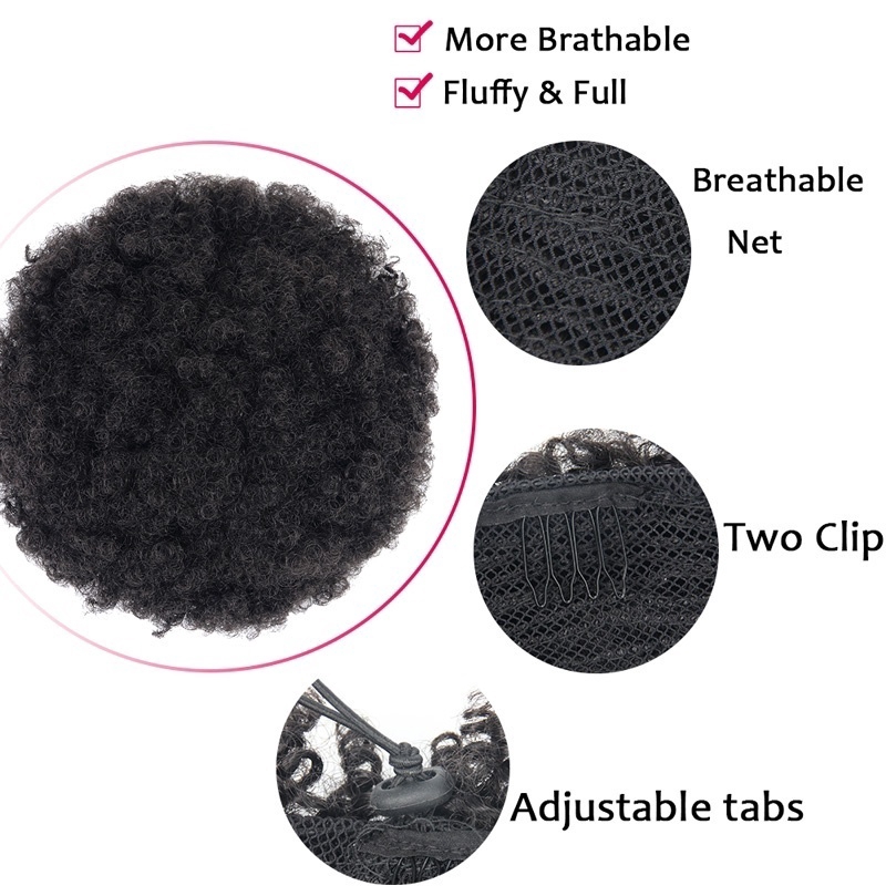 Búi tóc xoăn WIGSIN phong cách cá tính