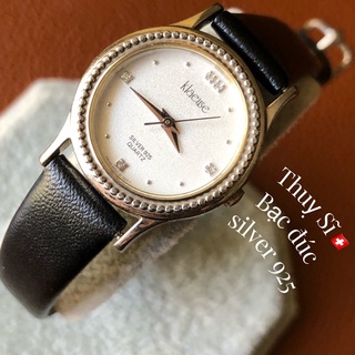 Đồng hồ nữ bạc đúc silver 925 thương hiệu klaeuse máy thuỵ sĩ