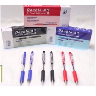 Combo 6 bút bi Double A 0.7 và 0.5 (TriTouch Ball Pen)