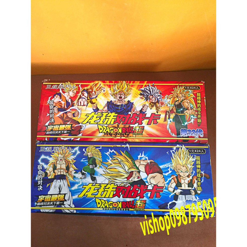 HỘP 432 LÁ THẺ BÀI 7 VIÊN NGỌC RỒNG DRAGON BALL-SONGOKU LOẠI LỚN ĐẦY ĐỦ NHÂN VẬT