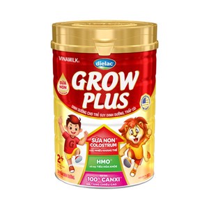 Sữa Bột Dielac Grow Plus 2+ HT 850g - 1400G (Sữa Non) (Cho Trẻ Từ 2 - 10 Tuổi)