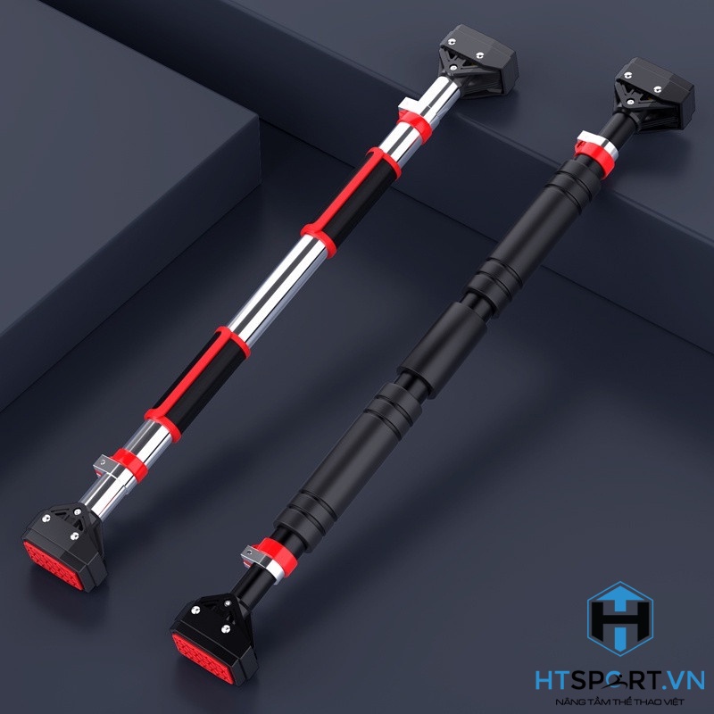 Xà Đơn Treo Tường, Thanh Xà Đơn Gắn Cửa Có Chốt Chống Xoay Tùy Chỉnh 72 - 140cm Cao Cấp, Dụng Cụ Tập Gym Thể Dục Tại Nhà