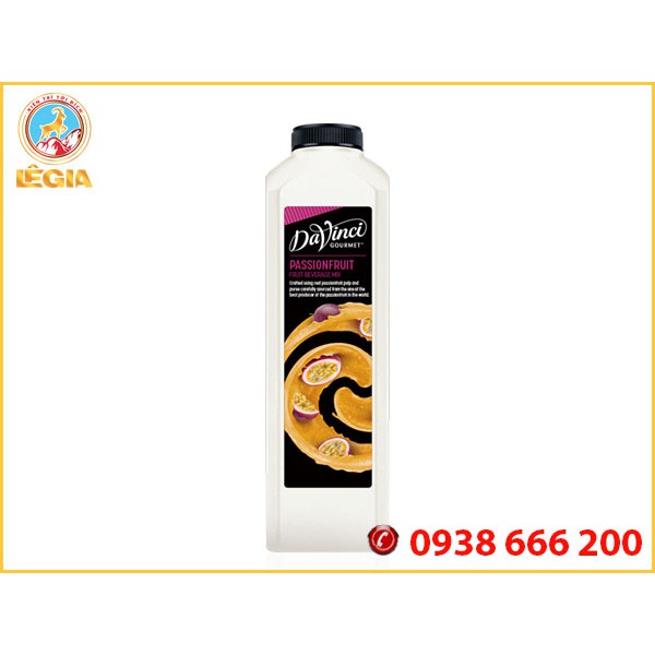 Mứt Chanh Dây  DAVINCI 1l (PASSIONFRUIT FRUITMIX)