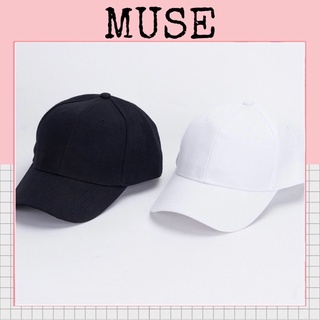 Mũ lưỡi trai trơn,nón lưỡi trai trơn unisex hàn quốc 2 màu đen,trắng