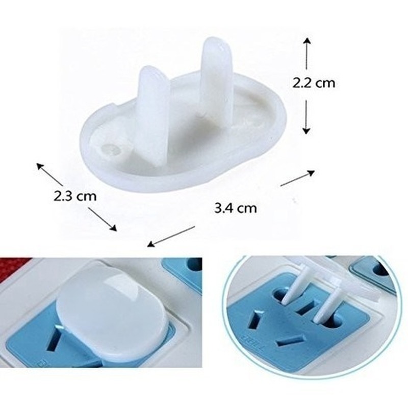 20 Nắp che ổ cắm điện bằng nhựa bảo vệ an toàn cho bé