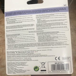 Thẻ nhớ Sony Pro Duo - 4GB