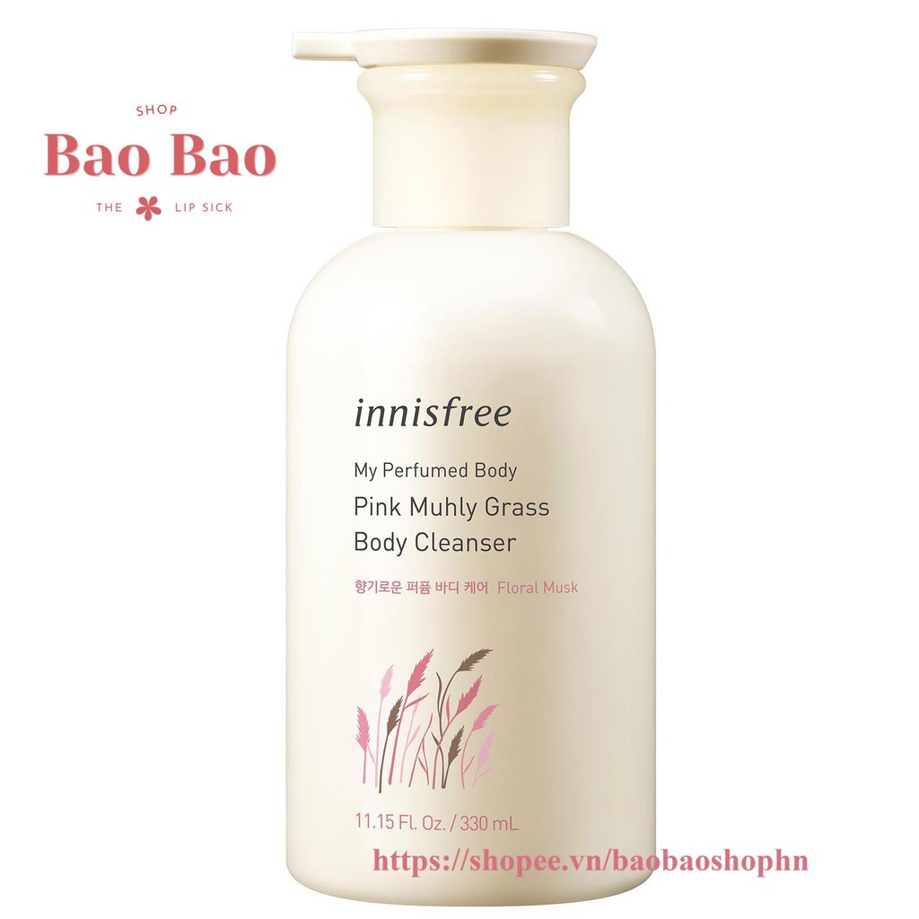 Sữa tắm hương nước hoa Innisfree My Perfumed Body - Body Cleanser 330ml