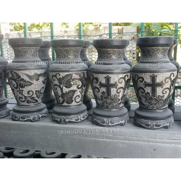 Mẫu đôi lọ hoa đá bàn thờ đẹp nhất, mẫu đôi lộc bình đá đẹp giá rẻ, chế tác đá tự nhiên