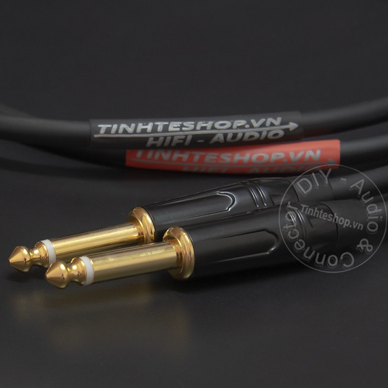 Dây 6.5mm ra AV 1 cặp DIY 0.5M đến 5M - Cáp 6 ly ra hoa sen cắm cho Mixer Âm ly Loa