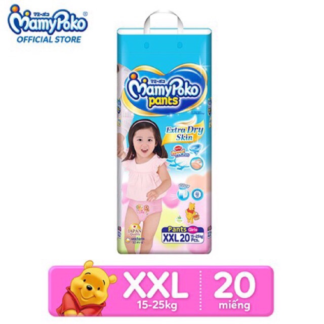 Tã quần mamypoko XXL20/XXXL14 trai (gái)