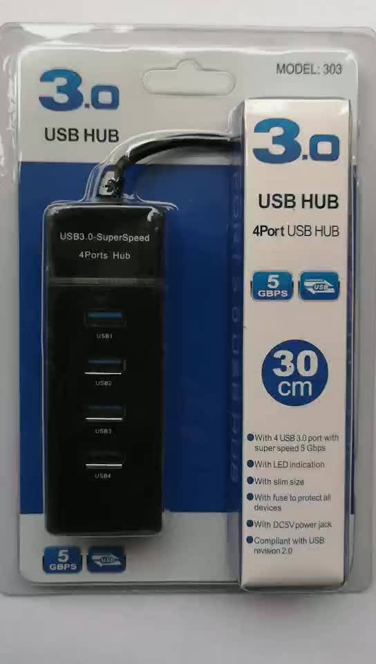 [Usb Hub 3.0]USB HUB 4 port Extender USB 3.0 Speed ​​Computer Splitter Bộ Chia USB Từ 1 Thành 4 Cổng Usb Tốc Độ 3.0