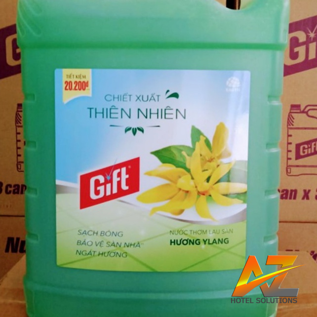 Nước lau sàn nhà Gift  loại can 3,8kg