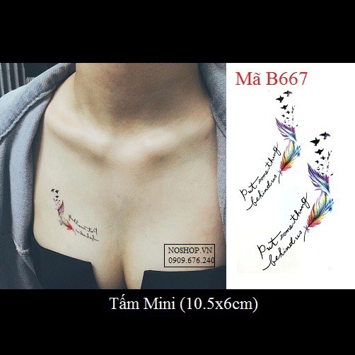 Hình Xăm Dán Cho Nữ - B667