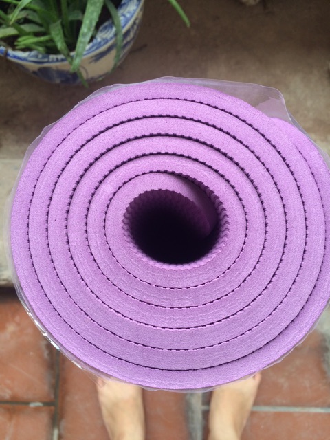 Thảm Yoga TPE 6 li 1 lớp cao cấp kèm túi đựng