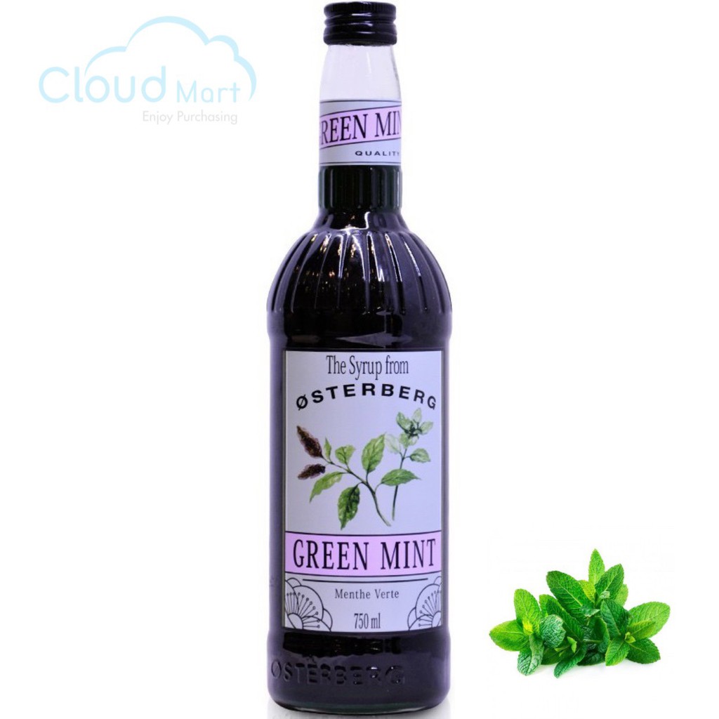 Syrup Osterberg Green Mint (Bạc Hà Xanh) 750ML