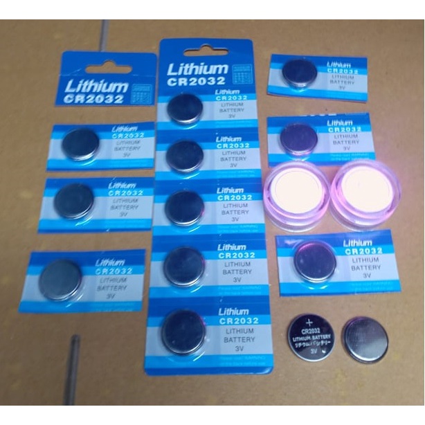 Pin cúc áo CR2032 3V dùng trong đèn Led gắn bể cá lắp ghép