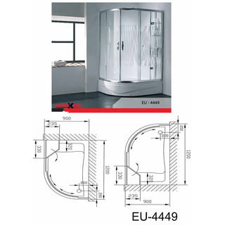 Phòng tắm đứng Euroking EU-4449B