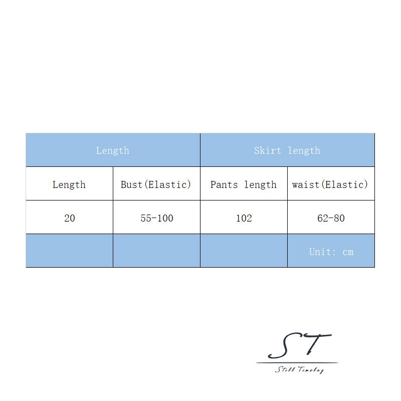 Set Đồ 2 Món Áo Ống Không Tay Quần Dài Rộng Họa Tiết Sọc Caro Cho Nữ