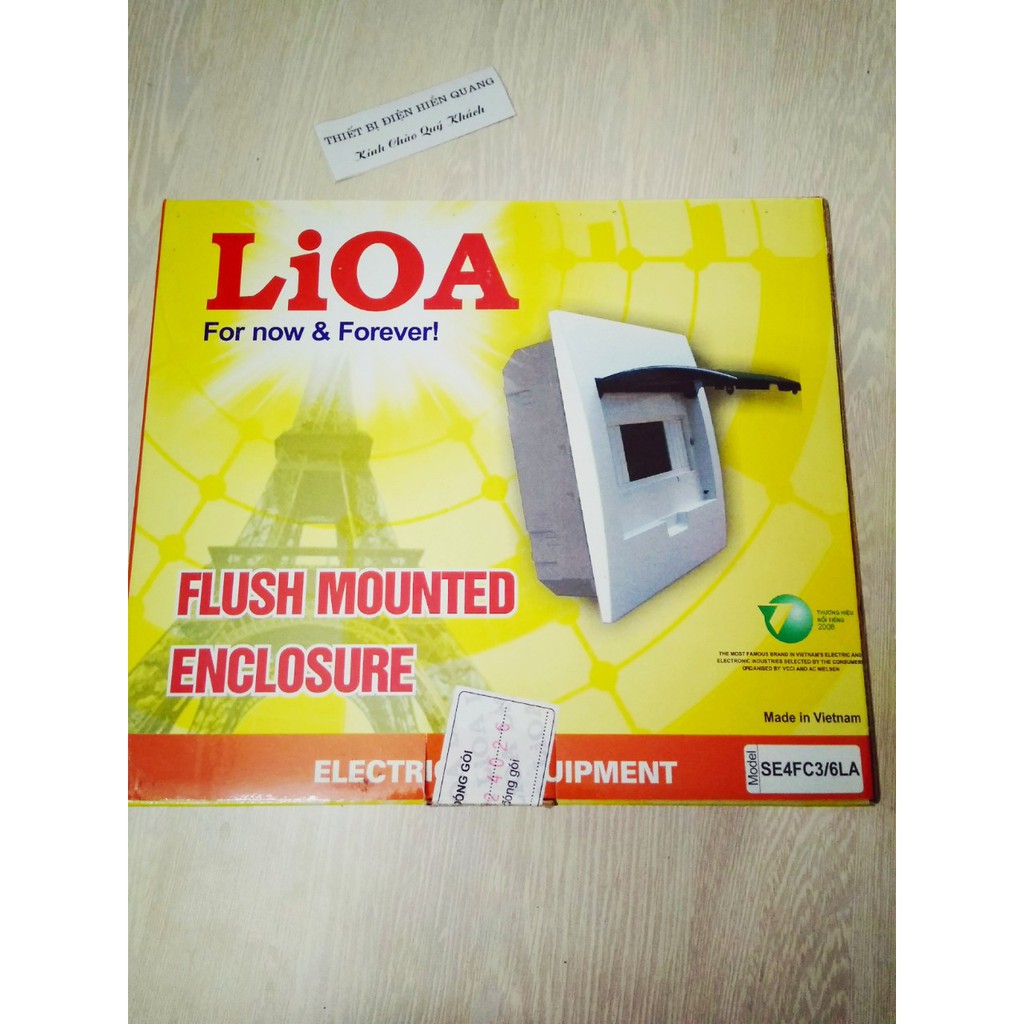 Tủ điện âm tường 3-6,4-8 MCB Lioa