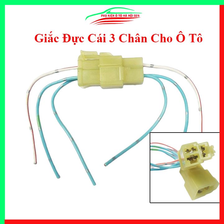 Giắc đực cái ô tô đủ loại 2 chân, 3 chân, 4 chân tùy chọn jack nối nhanh