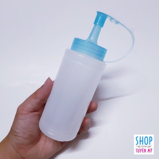 Chai tương ớt có nắp đậy - Chai đựng nước sốt bằng nhựa