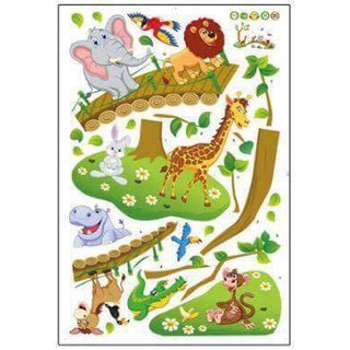 Decal Thú qua cầu EB182