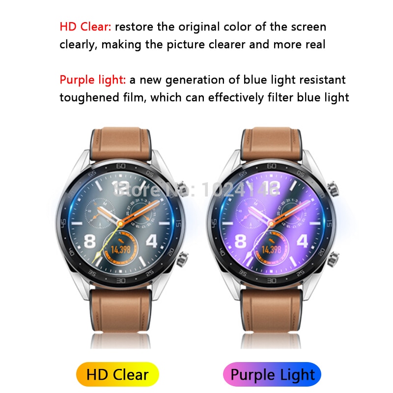 Kính Cường Lực 9h Chống Ánh Sáng Xanh Bảo Vệ Màn Hình Cho Đồng Hồ Huawei Watch Gt 2 Gt2 46mm 42mm Watch 1 2 Pro