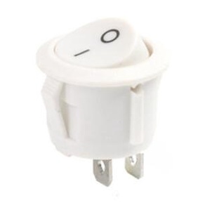 Set 5 công tắc tròn Kcd1-105 6a 250v Ac 10a/ 125v Ac 2 Pin On/ Off chuyên dụng