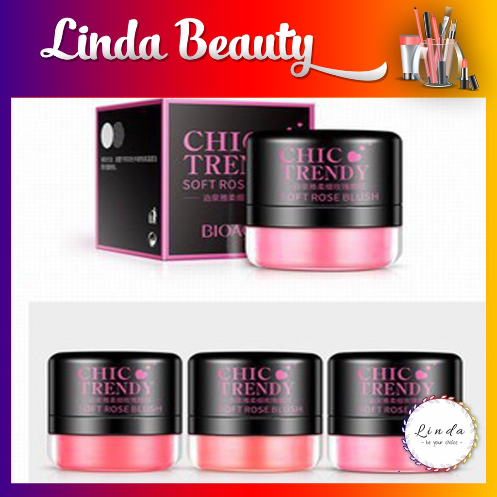 Phấn má hồng màu tự nhiên Chic Trendy của Bioaqua hàng nội địa Trung | BigBuy360 - bigbuy360.vn