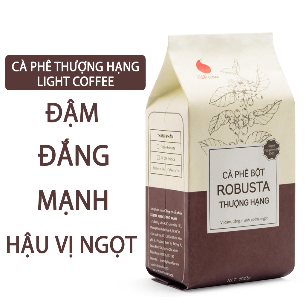 SET Làm quen 1 Light coffee cà phê Đặc biệt 500g, cà phê Thượng hạng 100g, cà phê sữa hũ 230g, cacao sữa Terry 50g, phin